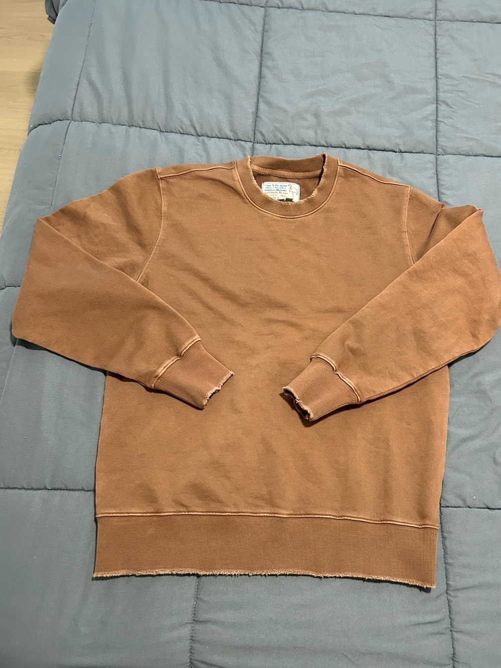 Sandrine Rose  Brown Color sweatshirt, mid weight, Size Small